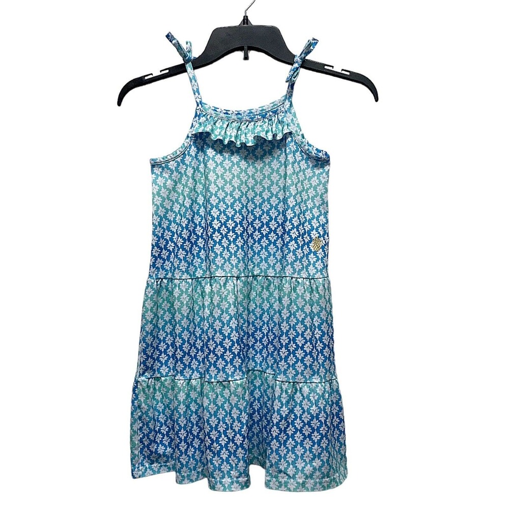Tommy Bahama Girls Sundress Multicolor Tropical Floral Sleeveless Size FLAWED